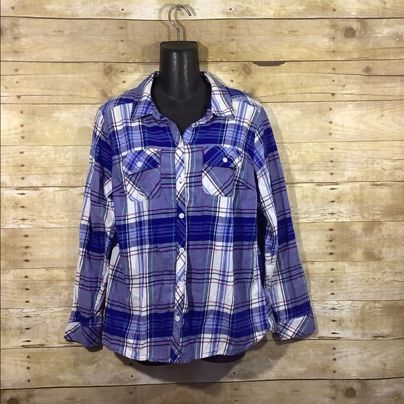 Women’s Croft & Barrow button down long sleeve size medium - Picture 1 of 3